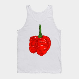 Chilli pepper sticker set habanero jalapeno carolina reaper fatalii Tank Top